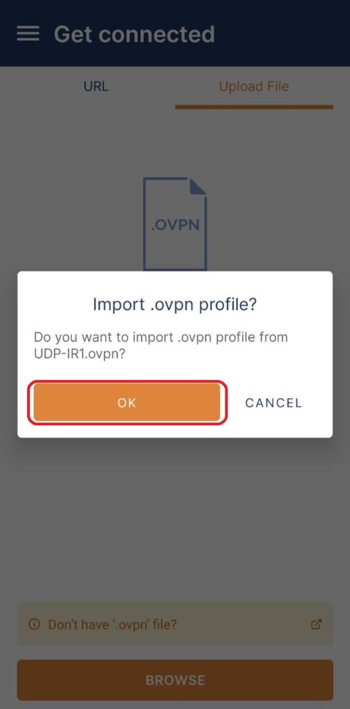 راهنمای نصب openvpn در اندروید